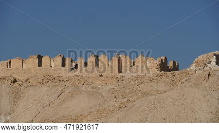 German-turkish Hospital (1906-1917) Built On Ruins Of Byzantine Fort At Nizana, Israel