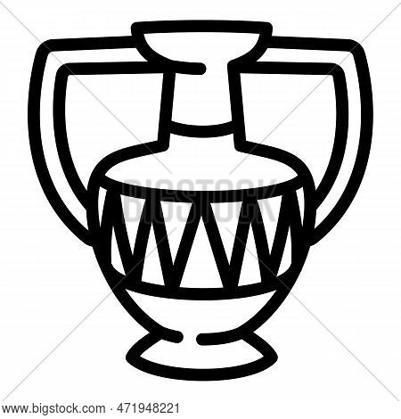 Antique Jar Icon. Outline Antique Jar Icon For Web Design Isolated On White Background