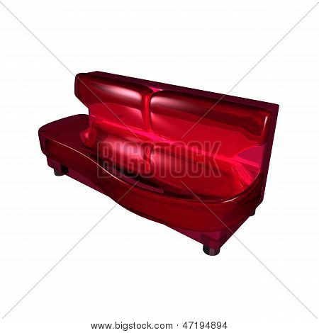 Dekorative sofaen Plexiglas Model på