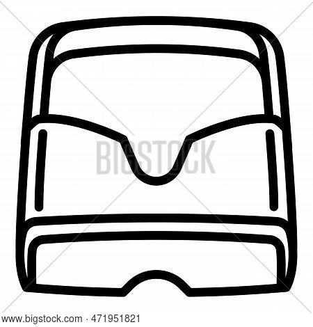 Stereoscopic Game Goggles Icon. Outline Stereoscopic Game Goggles Icon For Web Design Isolated On Wh
