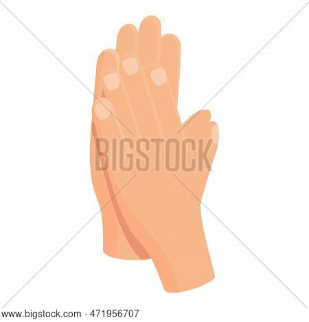 Concert Handclap Icon Cartoon . Applause Hand Clap. Crowd Ecourage