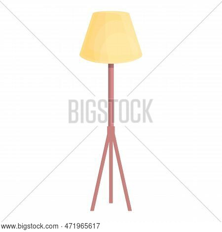 Torchere Icon Cartoon . Floor Lamp. Furniture Stand
