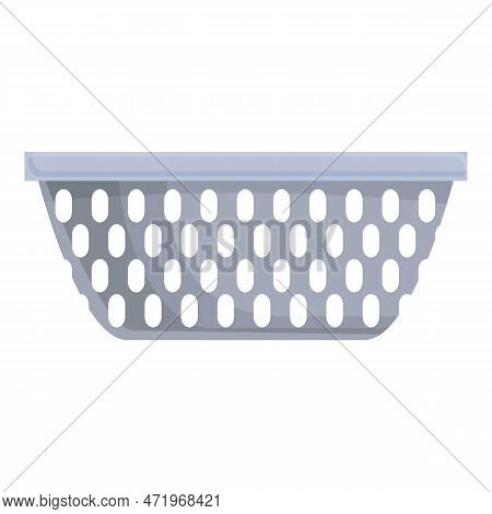 Colander Strainer Icon Cartoon . Kitchen Sieve. Pasta Cooking