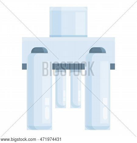 Osmosis Equipment Icon Cartoon . Water Reverse System. Filter Tank