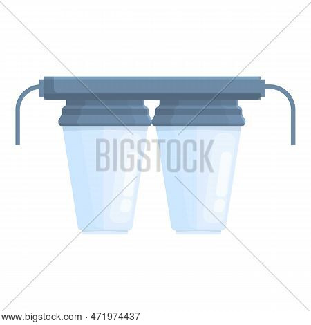 Osmosis Machine System Icon Cartoon . Water Filter. Purification Home