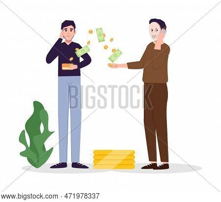 Phone Scam Concept. Scamming People To Get Their Money. Financial Phishing Warning. Fraud Signs And 