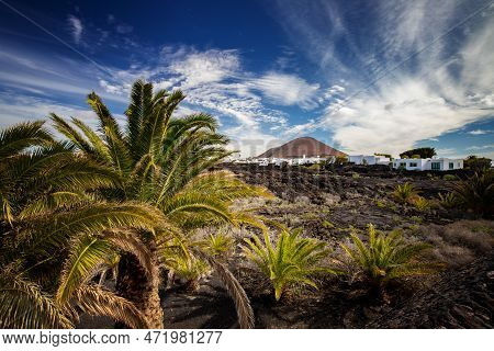 Lanzarote. Volcanic Lava. Volcanic Island. Spanish Islands. Landscapes Of The Canary Islands. Travel