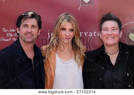 Patrick Dempsey and wife and k.d. land  at the John Varvatos 8th Annual Stuart House Benefit, John Varvatos Boutique, West Hollywood, CA. 03-13-11