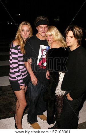 Ruby Stewart, Jason Mewes, Kimberly Stewart and Sean Stewart