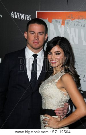 Channing Tatum, Jenna Dewan at the 