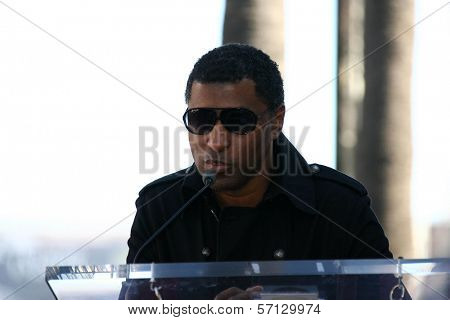 Kenny Edmonds at the Boyz II Men Star On The Hollywood Walk Of Fame Ceremony, Hollywood, CA 01-05-12