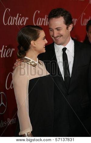 Natalie Portman and Darren Aronofsky  at the 22nd Annual Palm Springs International Film Festival Awards Gala, Palm Springs Convention Center, Palm Springs, CA. 01-08-11