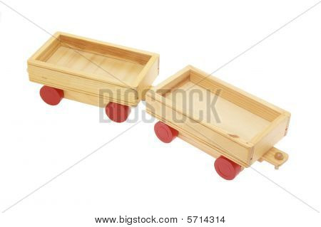 Carrelli in legno giocattolo