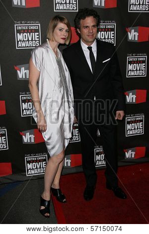 Mark Ruffalo and Sunrise Coigney at the 16th Annual Critics' Choice Movie Awards Arrivals, Hollywood Palladium, Hollywood, CA. 01-14-11
