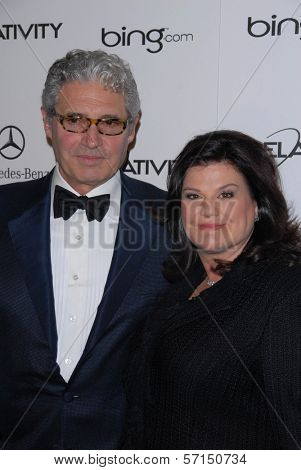 Michael Nouri and Ann Serrano  at the 2011 Art Of Elysium 