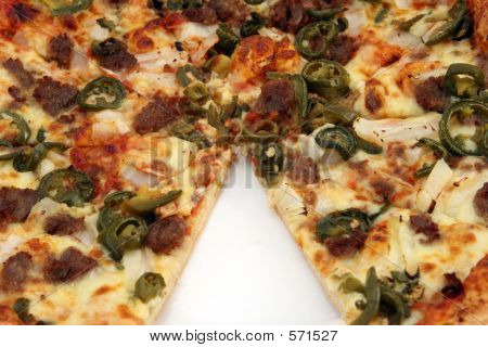 Tradicional Pizza italiana quente