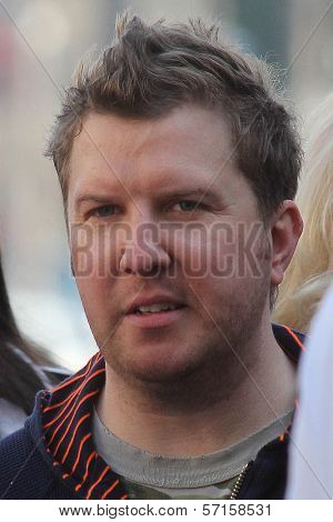 Nick Swardson at Adam Sandler's Star on the Hollywood Walk of Fame ceremony, Hollywood, CA. 02-01-11