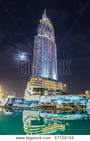 Address Hotel In The Downtown Dubai Area Overlooks The Famous Dancing Fountains