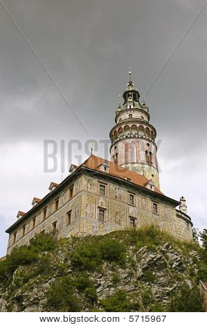 Cesky Krumlov Chateau Tower 1