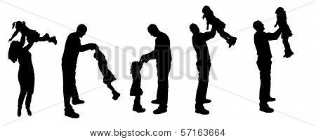 Vector silhouettes sport