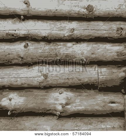 Vector natural wood background.