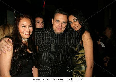 Damian Chapa and Alieesa Badresia at the 