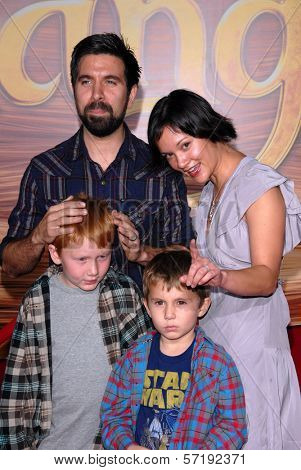Joshua Gomez and Amy Pham at the 