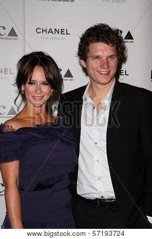 Jennifer Love Hewitt and Alex Beh  at MOCA's Annual Gala 