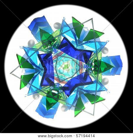 inner picture of kaleidoscope
