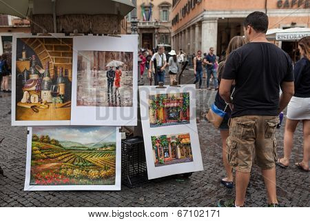 Paintings Navona Square