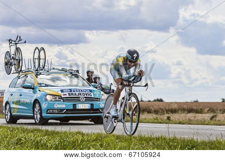 The Cyclist Janez Brajkovic