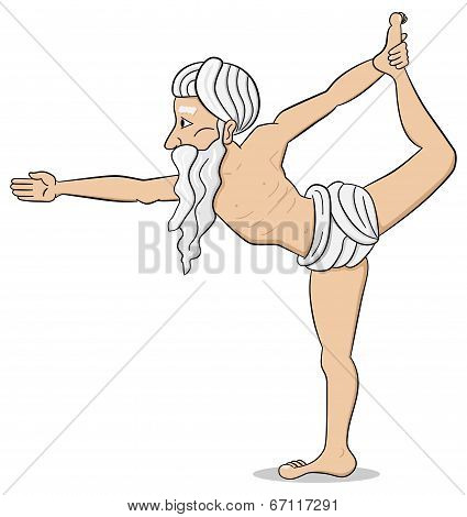 Yogi Who Practices Yoga
