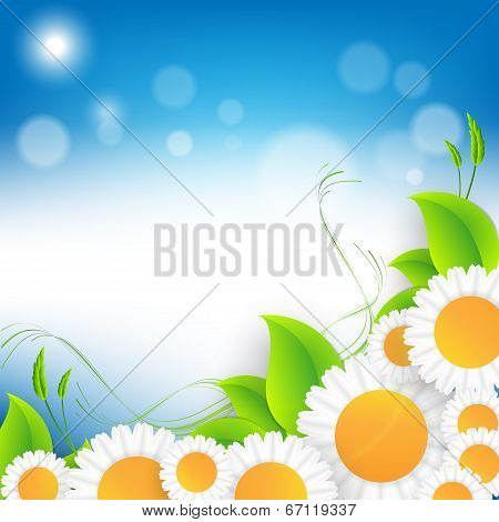 floral vector background