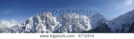 Panorama Caucasus Mountains