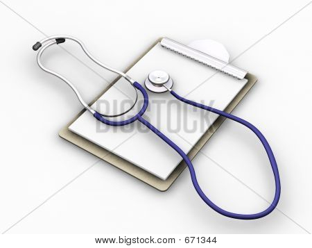 聴診器のクリップボード