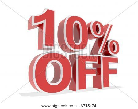 10%的折扣