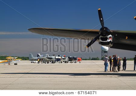 The Skyfest 2014 Organized For Fathers Day In Progress