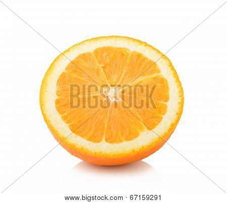 Orange Slice Isolated On Nwhite Background