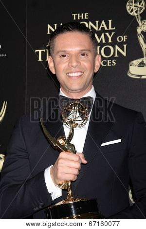 LOS ANGELES - JUN 22:  Rodner Figueroa at the 2014 Daytime Emmy Awards Press Room at the Beverly Hilton Hotel on June 22, 2014 in Beverly Hills, CA