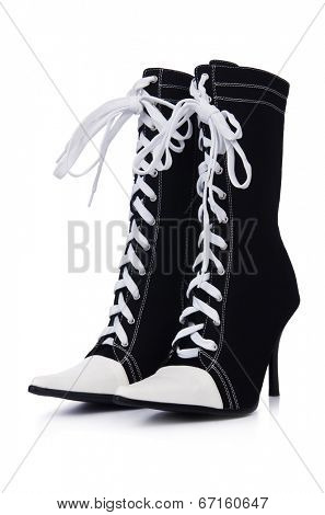 Topboots isolated on the white