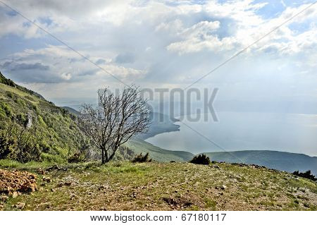 A view to lake Ohrid