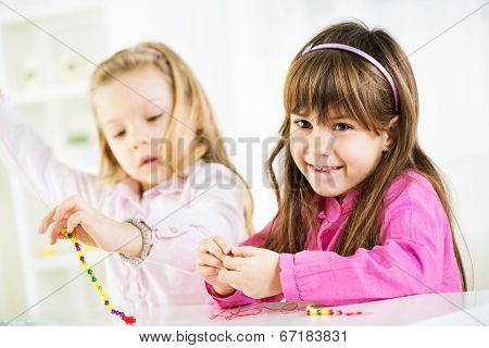 Two Cute Little Girl