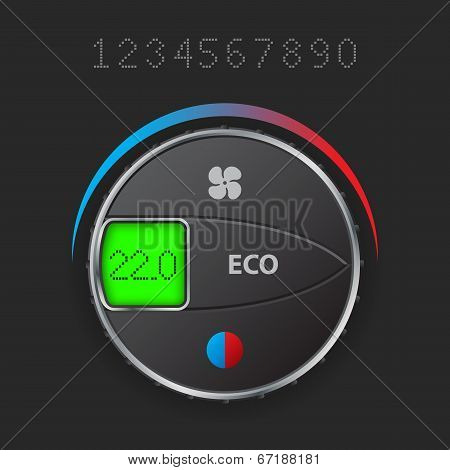 Ac Control With Editable Lcd