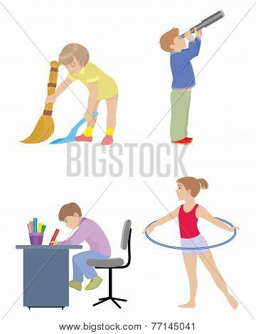 Four Children Set