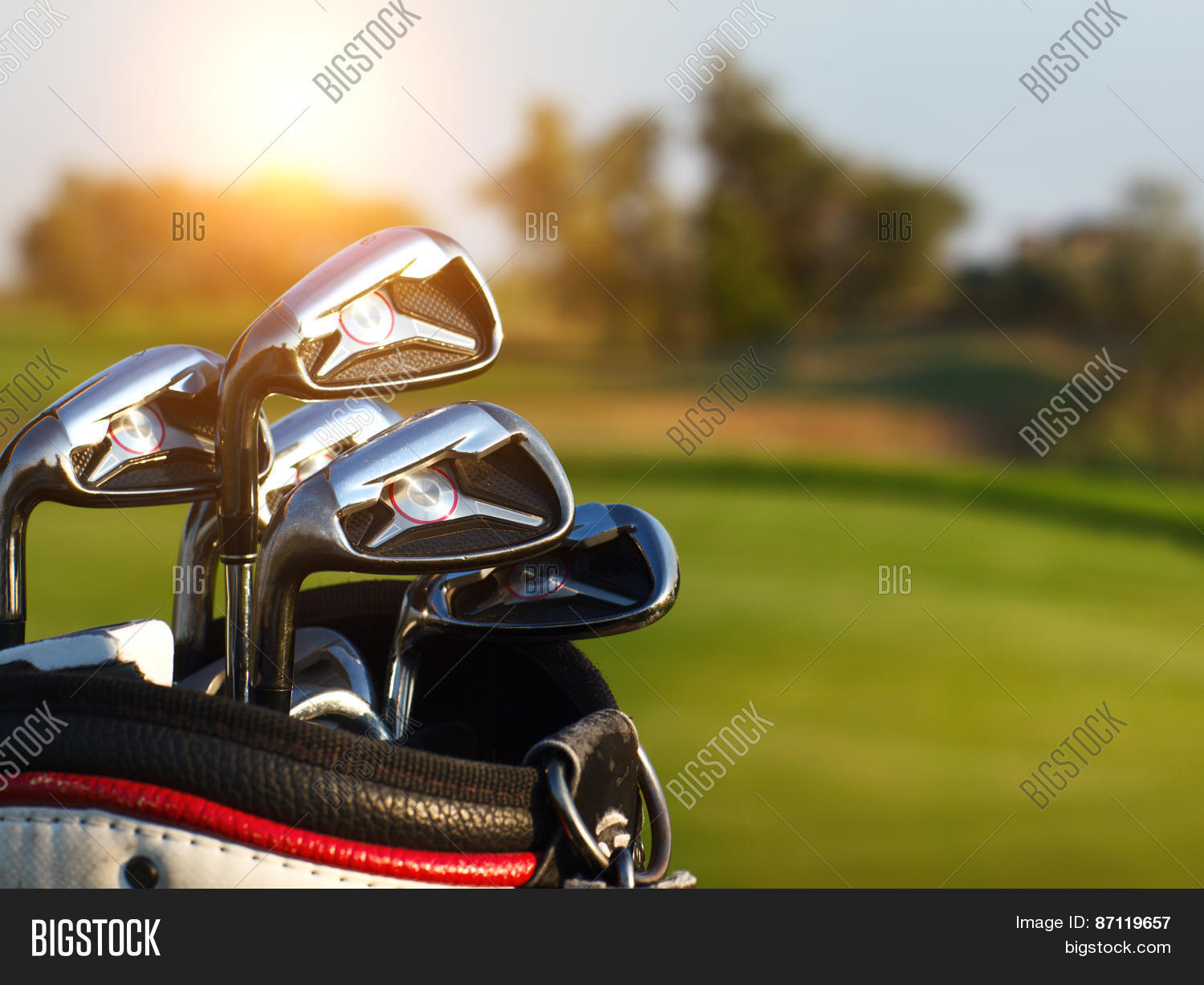 Golf Clubs Drivers Image & Photo (Free Trial) Bigstock