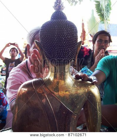 Songkarn festival in Thailand 2012