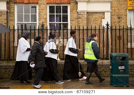 palm sunday procession
