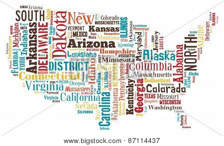 Wordcloud Of America