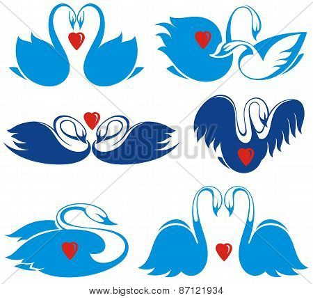 Swan symbol set