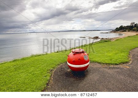 Sort sand, Aberdour, Skotland